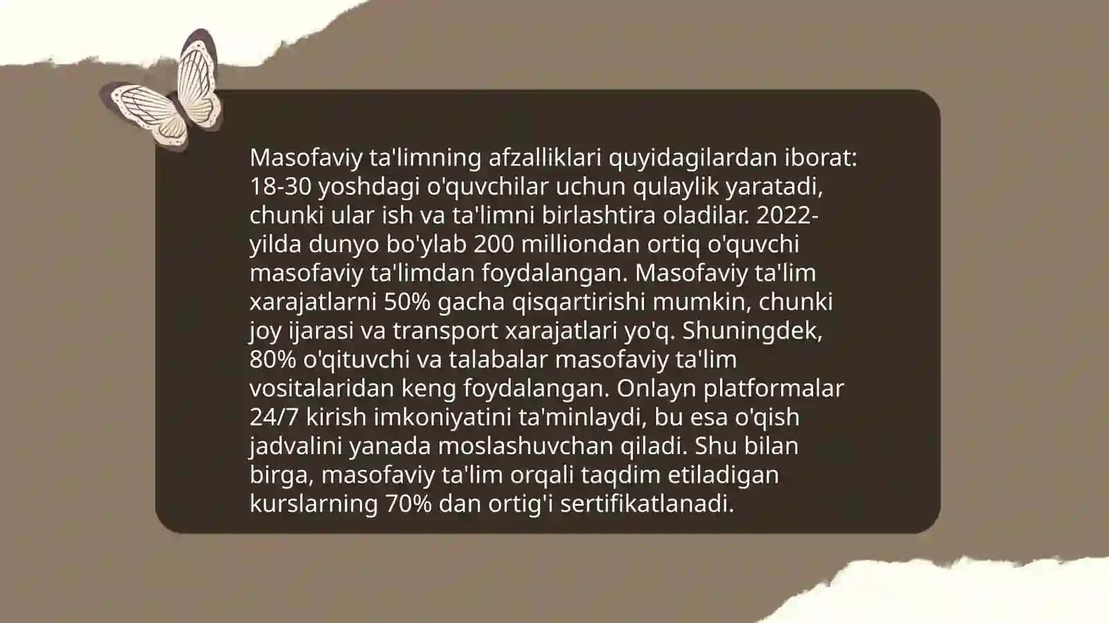 Masofaviy ta'lim platformalari va ulardan foydalanish 4