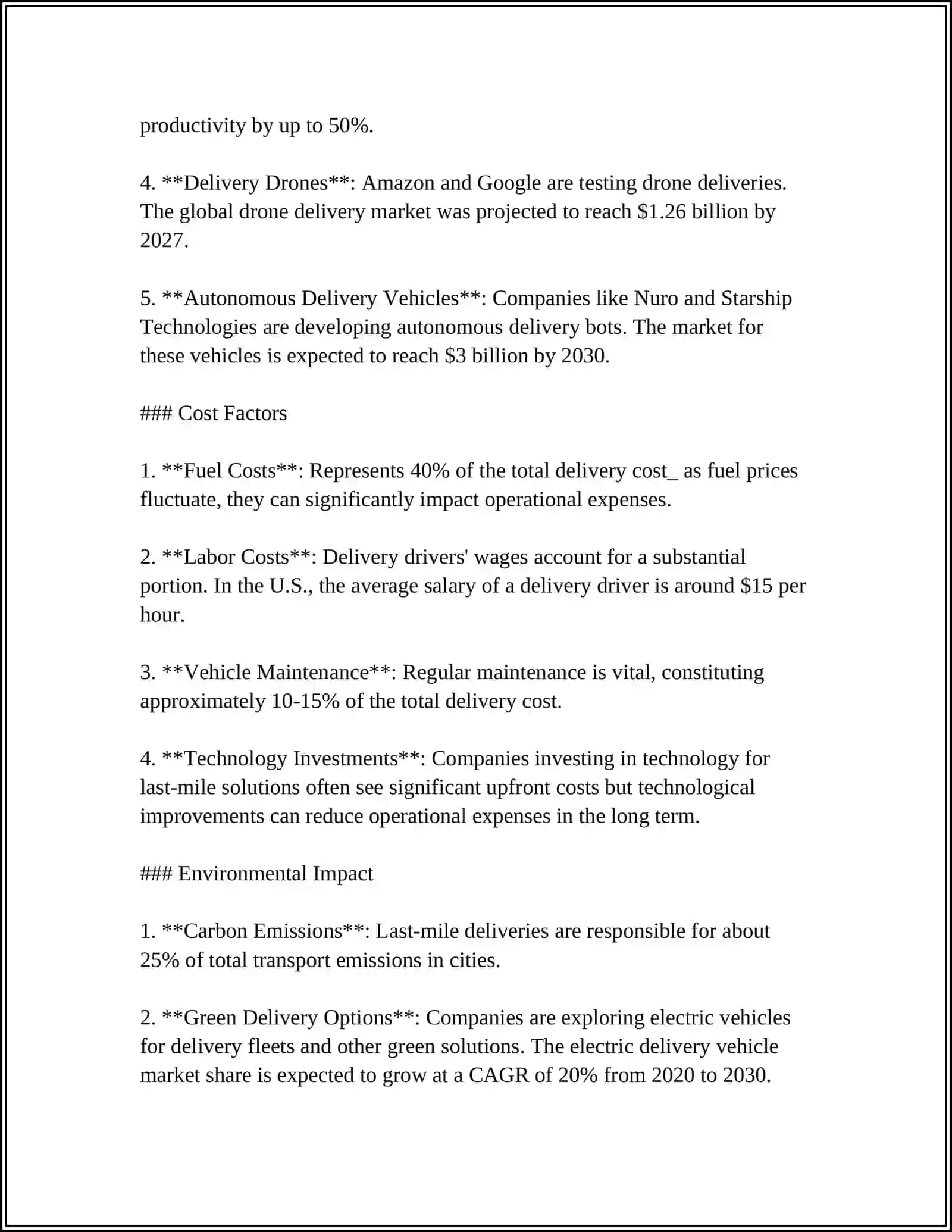 URBAN LOGISTICS &MICROMOBILITY 4