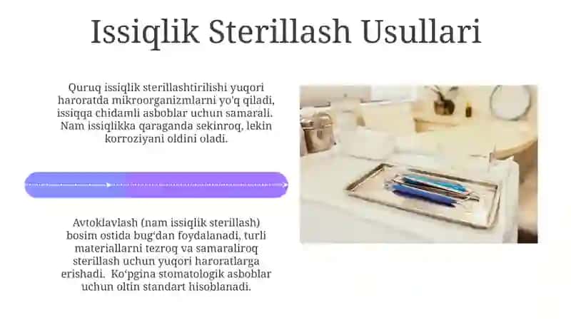 Teropevtik Stomatologiyada Sterilizatsiya usullari 4