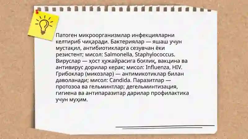 Инфекция хакида таьлимот 4