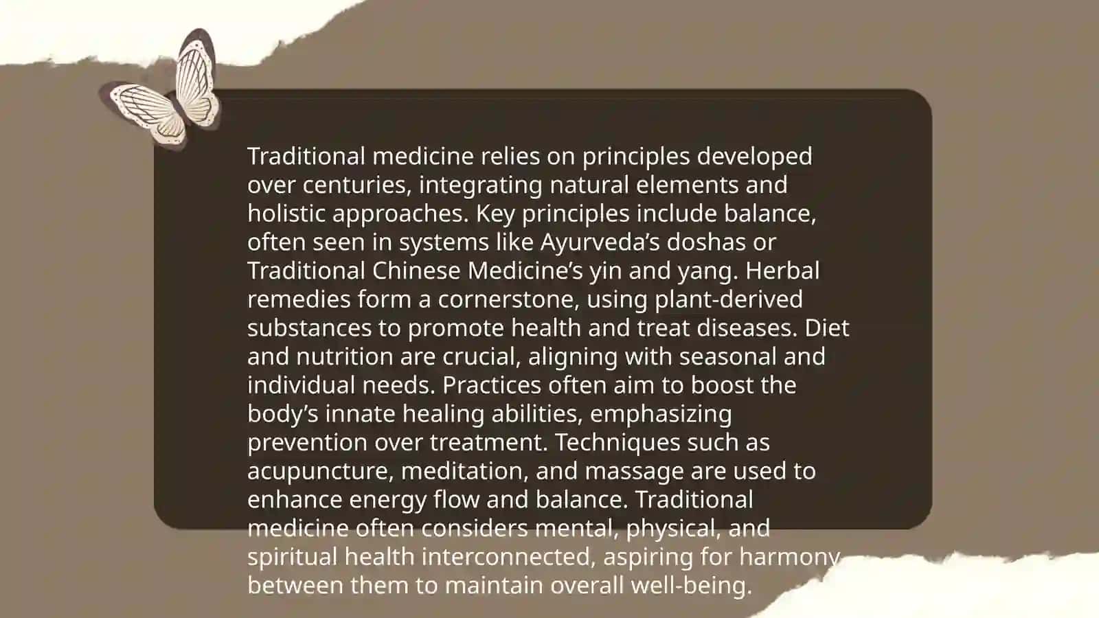 Modern and traditional medicine 4