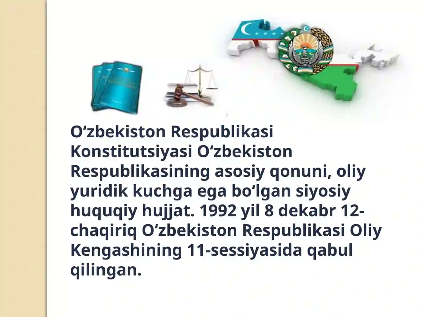 O’zbekiston Respublikasi Konstitutsiyasi 4
