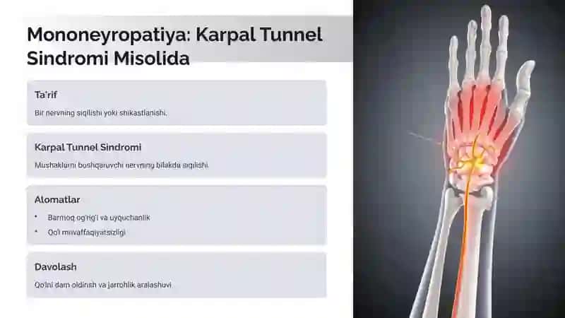 Periferik Nervlar Shikastlanishi: Umumiy Turlari va Neyropatiyalar 4