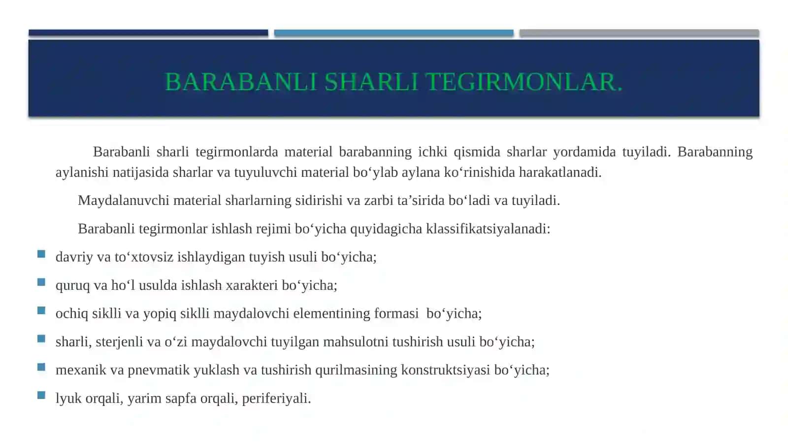 TEGIRMONLAR VA ULAR TURLARI 4