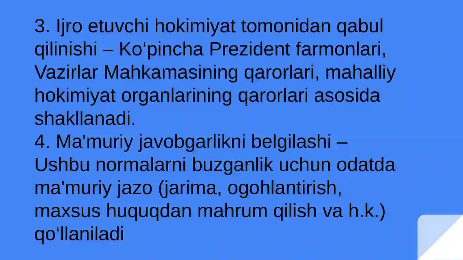 Ma’muriyhuquqiy normalar 4