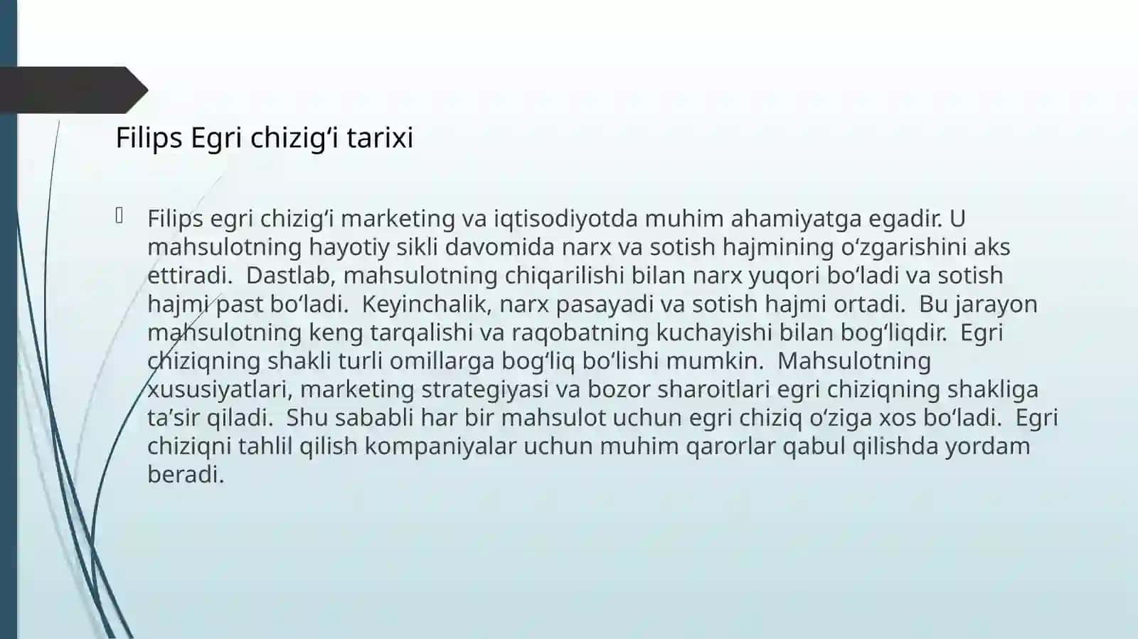 Filips egri chizigʻi, Modelning zamonaviy talqini 4