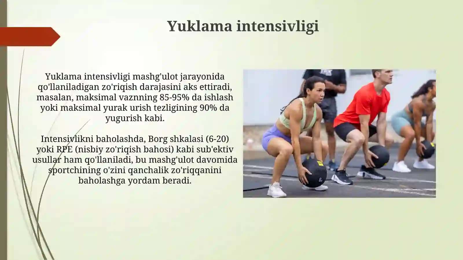 Yuklamalar va nazorat 4