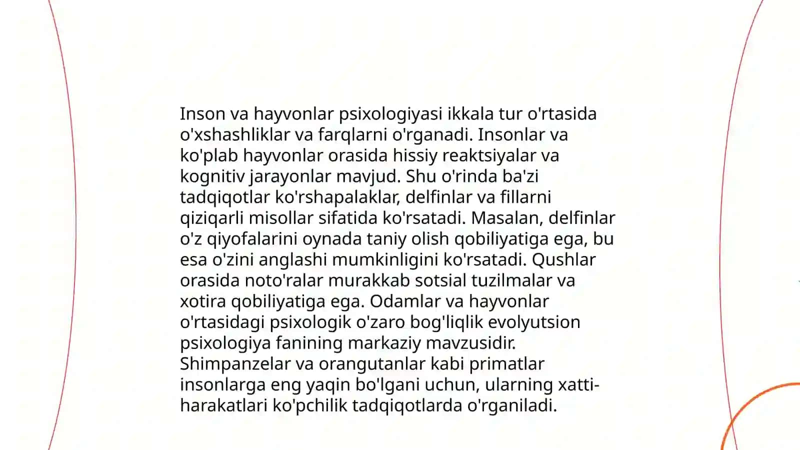Qiyosiy psixologiya 4