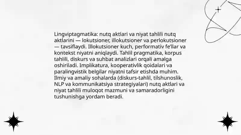 Lingviptagmatika va paralingvastika 4