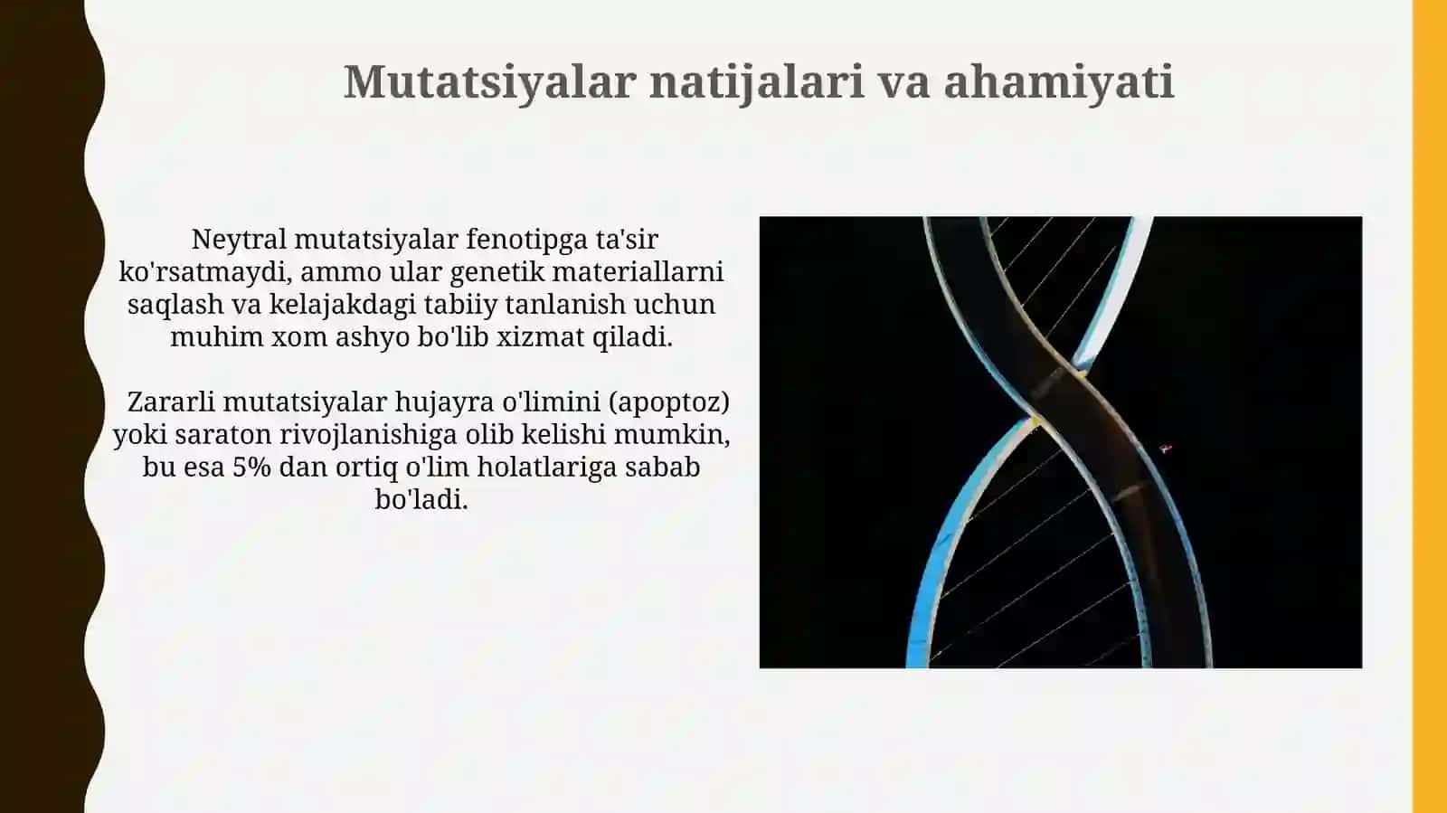 Mutatsion o'zgaruvchanlik 4