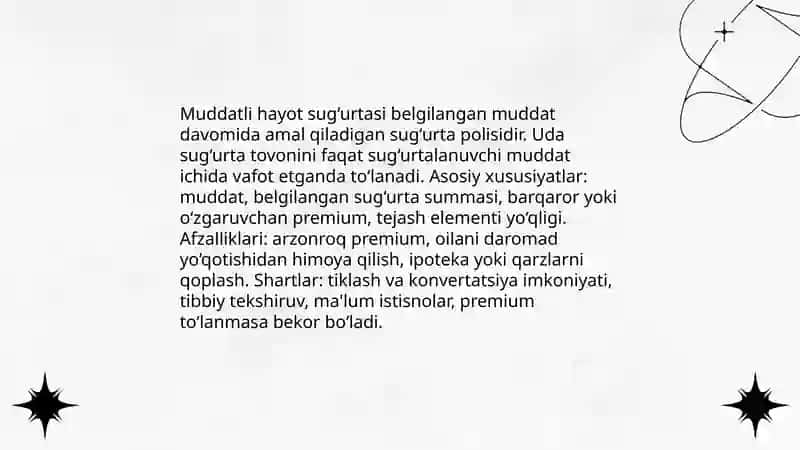 Hayot sug’urtasi 4