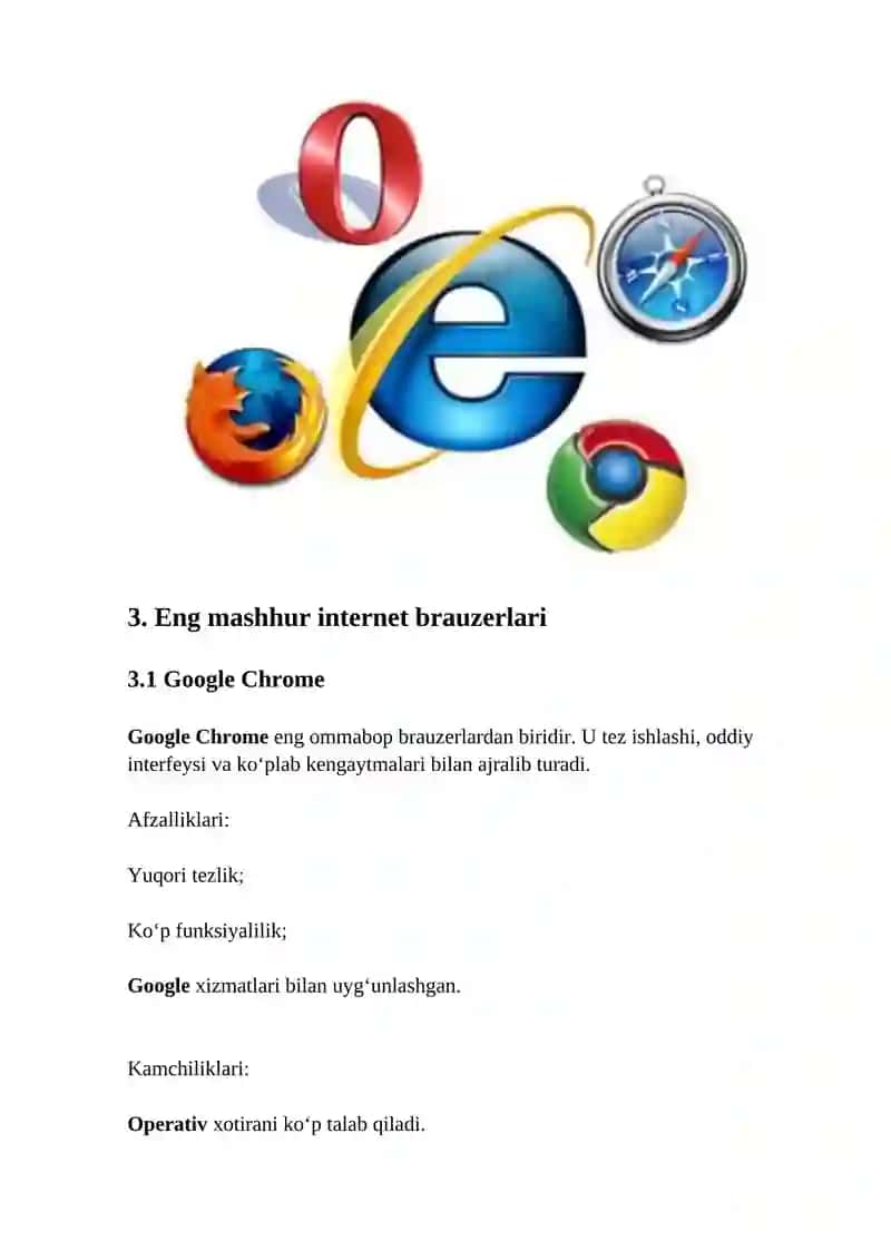 Internet brauzerlari va qidiruv tizimlari 4