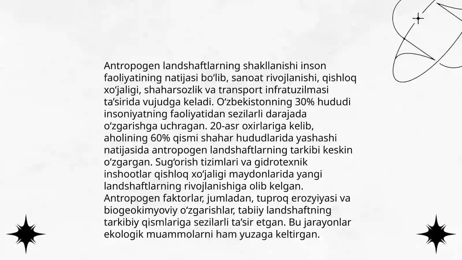 Antropogen landshaftlar va ularning turlari 4
