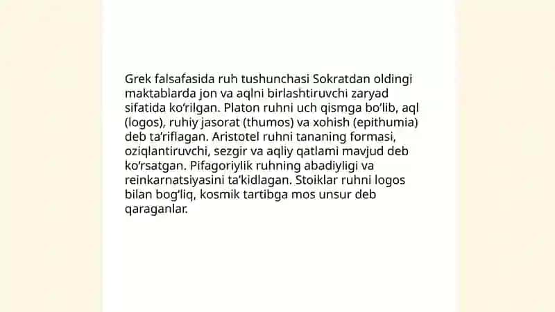 Antik davr psixologiyasi 4