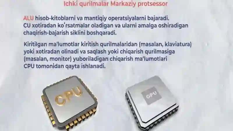 Apparat taminot. Ichki va tashqi qurulmalar. 4
