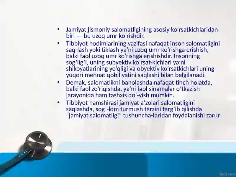 Salomatlik va kasalliklarda individual farqlar 4