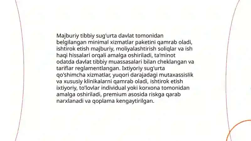 Tibbiy sug‘urta tizimi va uning afzalliklari 4