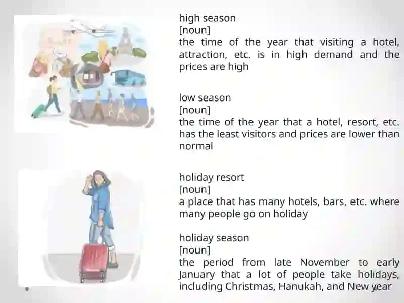BASIC VOCABULARY FOR TOURISM AND RECREATION INDUSTRY 4
