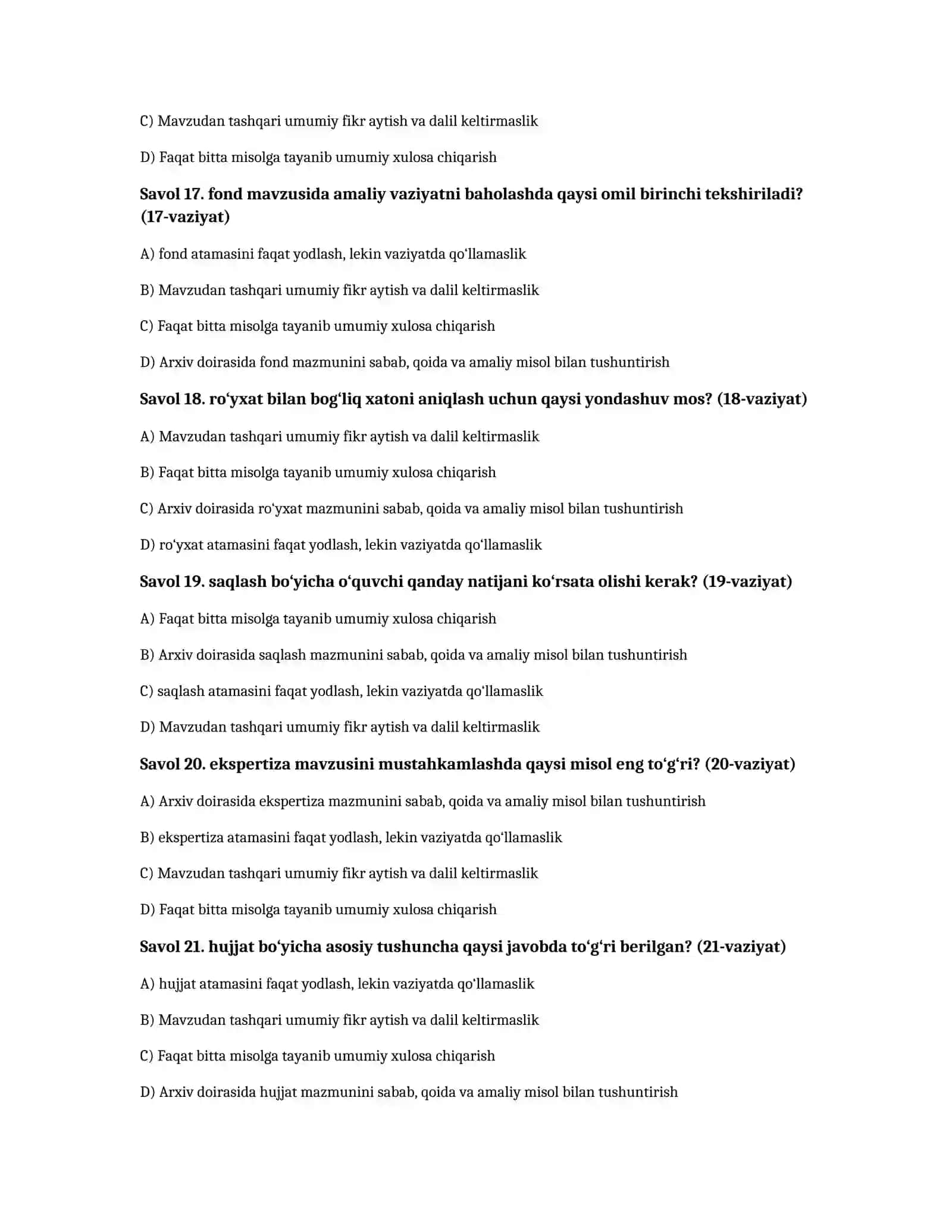 Arxivshunoslik asoslari 4