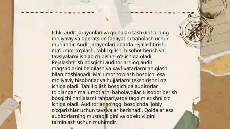 Sifat menejmenti tizimida audit 4