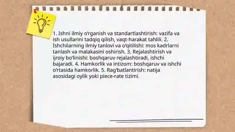 Tashkilot nazariyasi 4