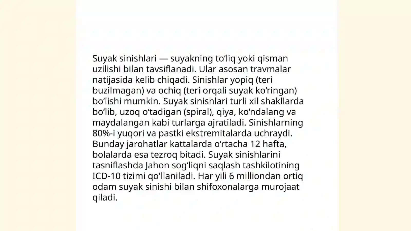 Travmatologik kasalliklar haqida tushuncha 4