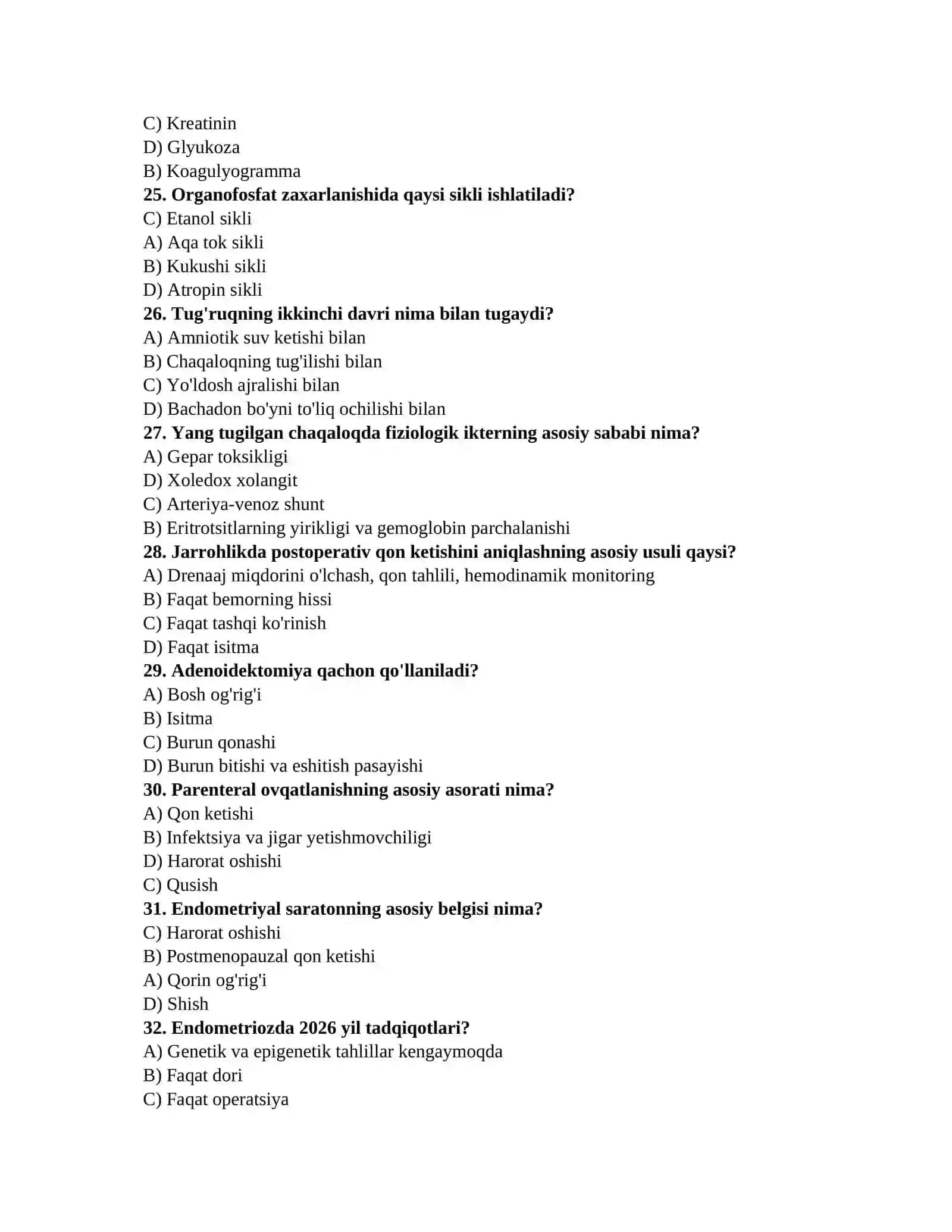 Laboratoriya diagnostikasi savollari 4