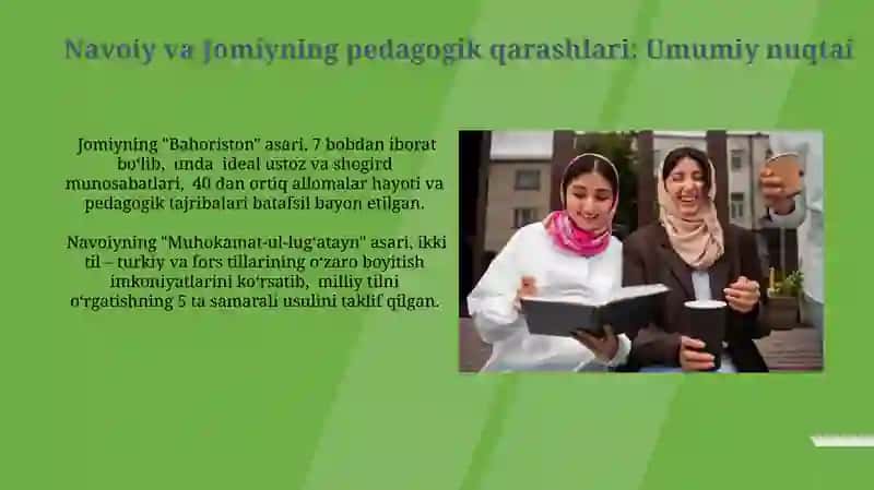 Abdurahmon Jomiyning pedagogik qarashlari 4
