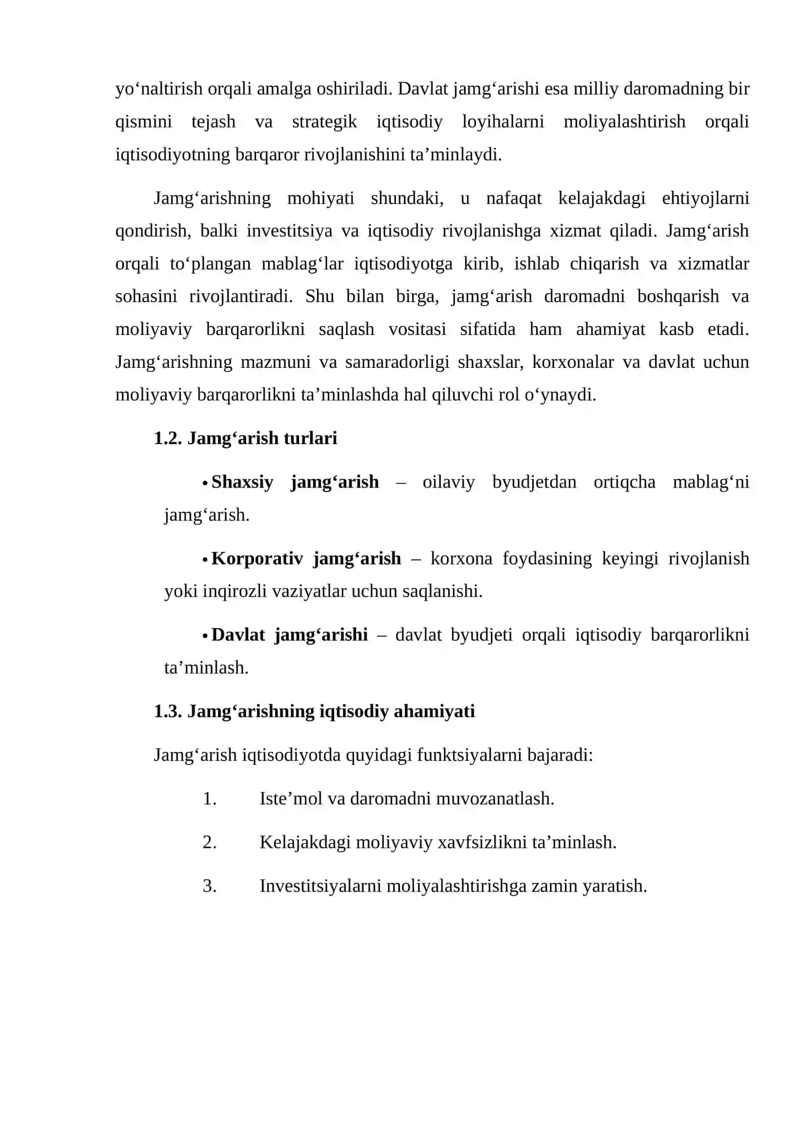 Jamg‘arish VA INVESTITSIYA FUNKSIYALARI 4