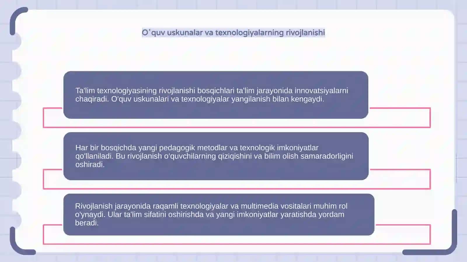 Taʼlim texnologiyasining rivojlanish bosqichlari 4