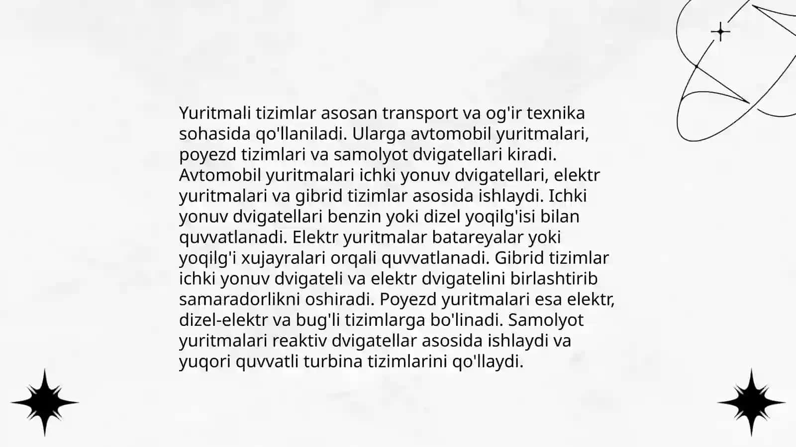 Traktor va avtomobilning yurish qismi tuzilishini o‘rganish 4