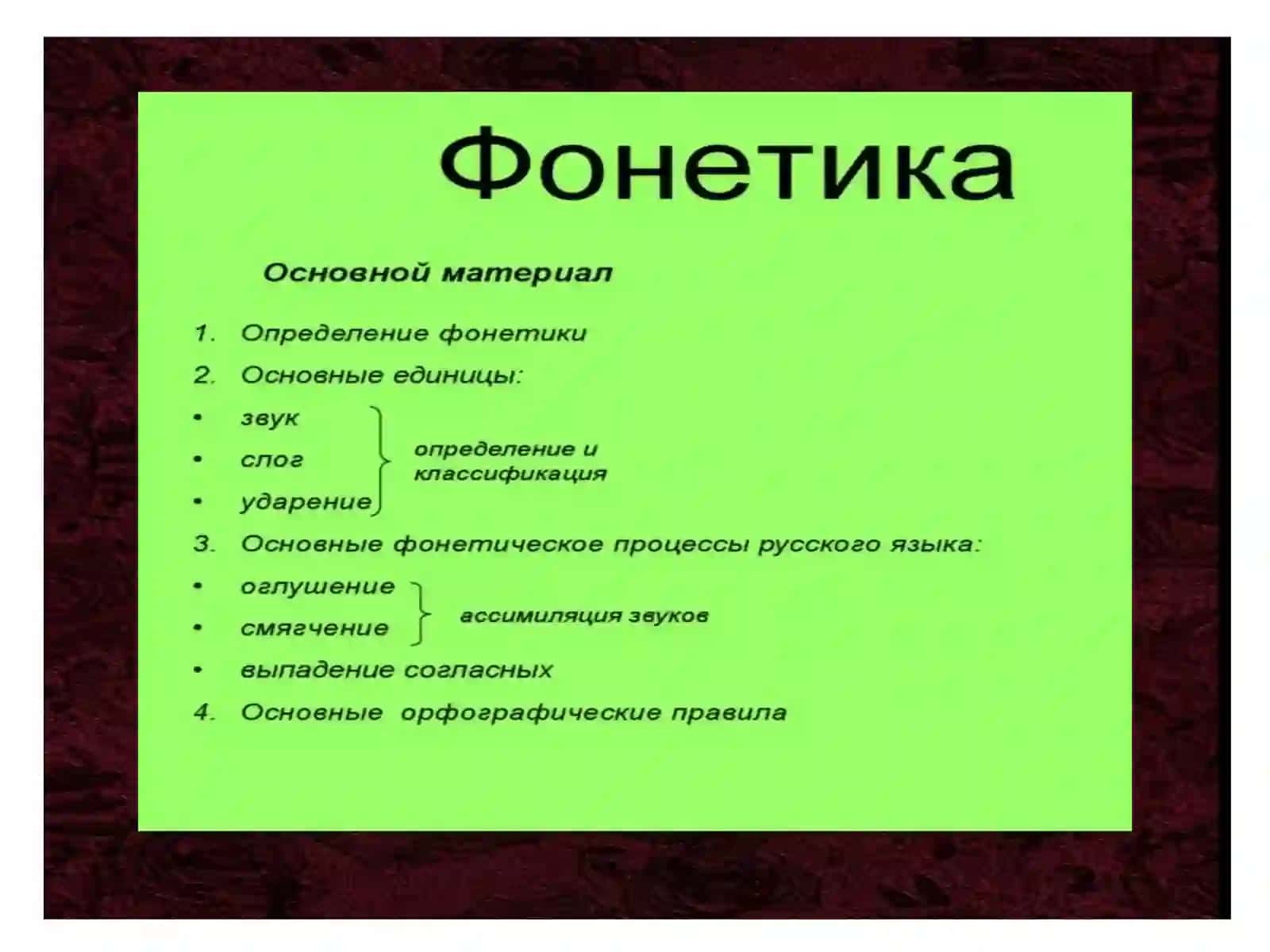 Знакомство. Фонетические и орфоэпические нормы русского языка 4
