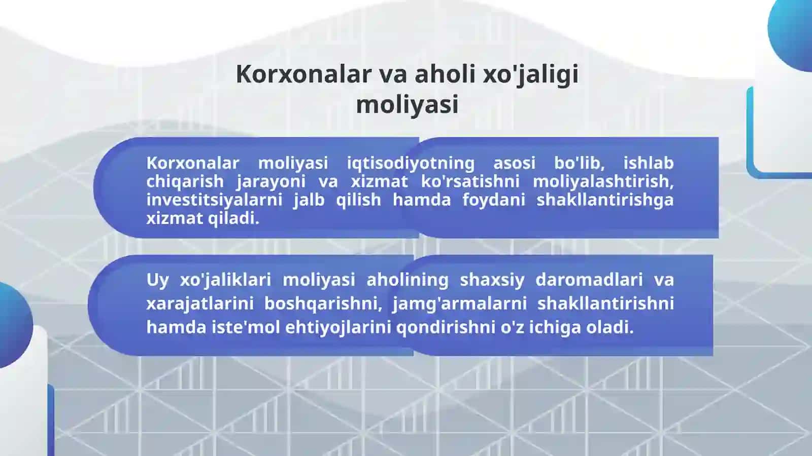Moliya tizimining tarkibi va asosiy funksiyalari 4