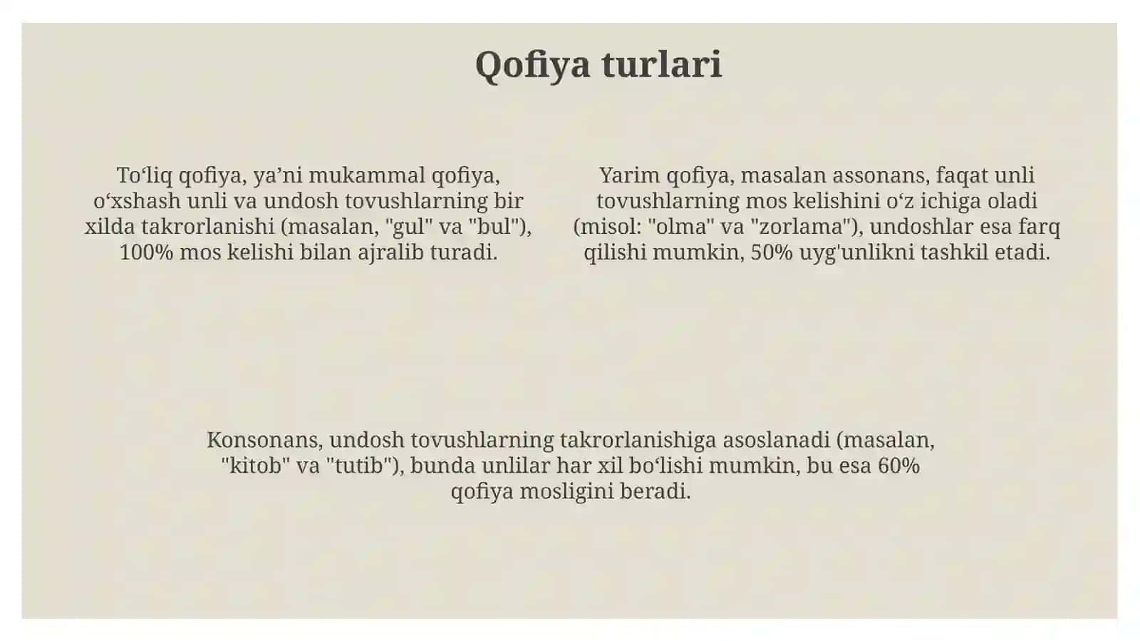 Qofiyavauningturlari 4
