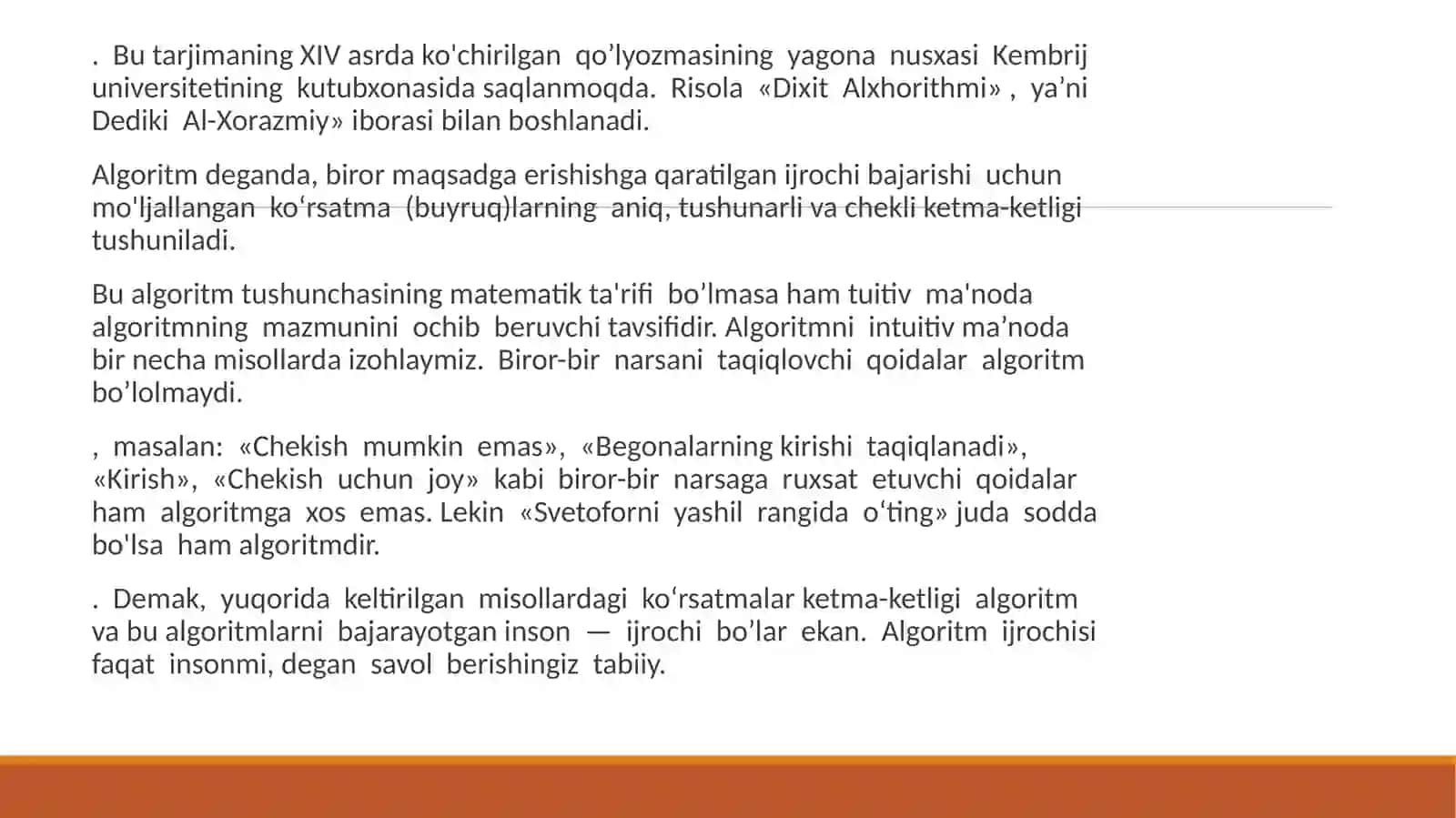 ALGORITMLAR NAZARIYASI 4