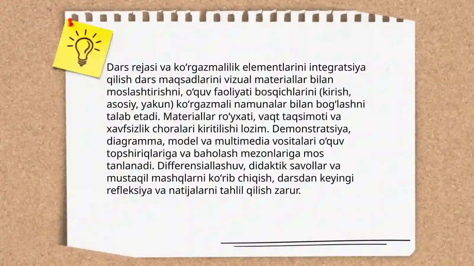 Texnalogiya darslarida koʻrgazmalilik metodi 4