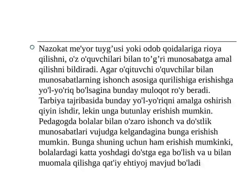 Pedagogik nazokatning mohiyati 4
