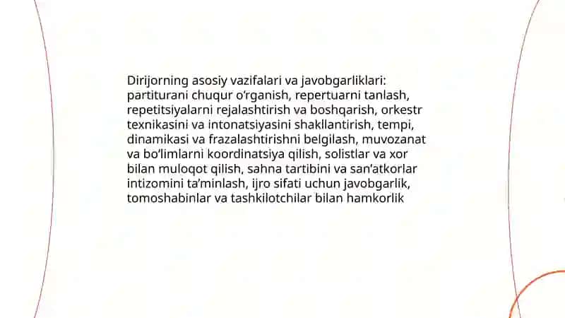 Dirijorlik san’ati va tarixi 4