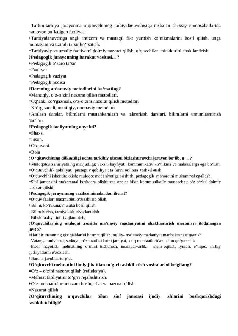 Boshlang’ich ta’lim pedagogikasi 4