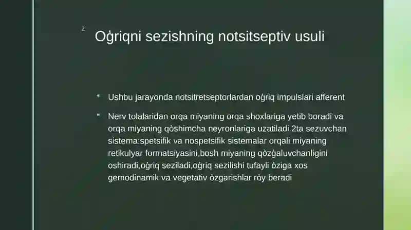 Narkotik analgetiklar 4