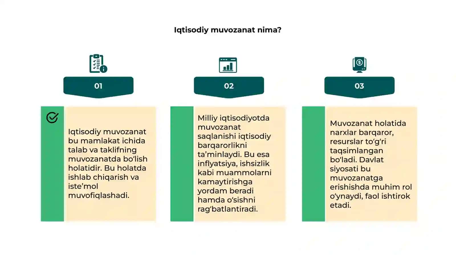 Milliy iqtisodiyotning muvozanati 4