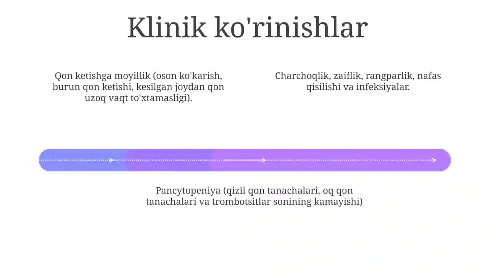 Gipoplastik anemiya va aplastik anemiyalar 4