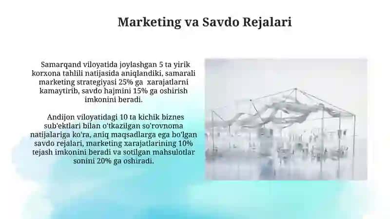 Korxona rejalari tuzilmalari 4