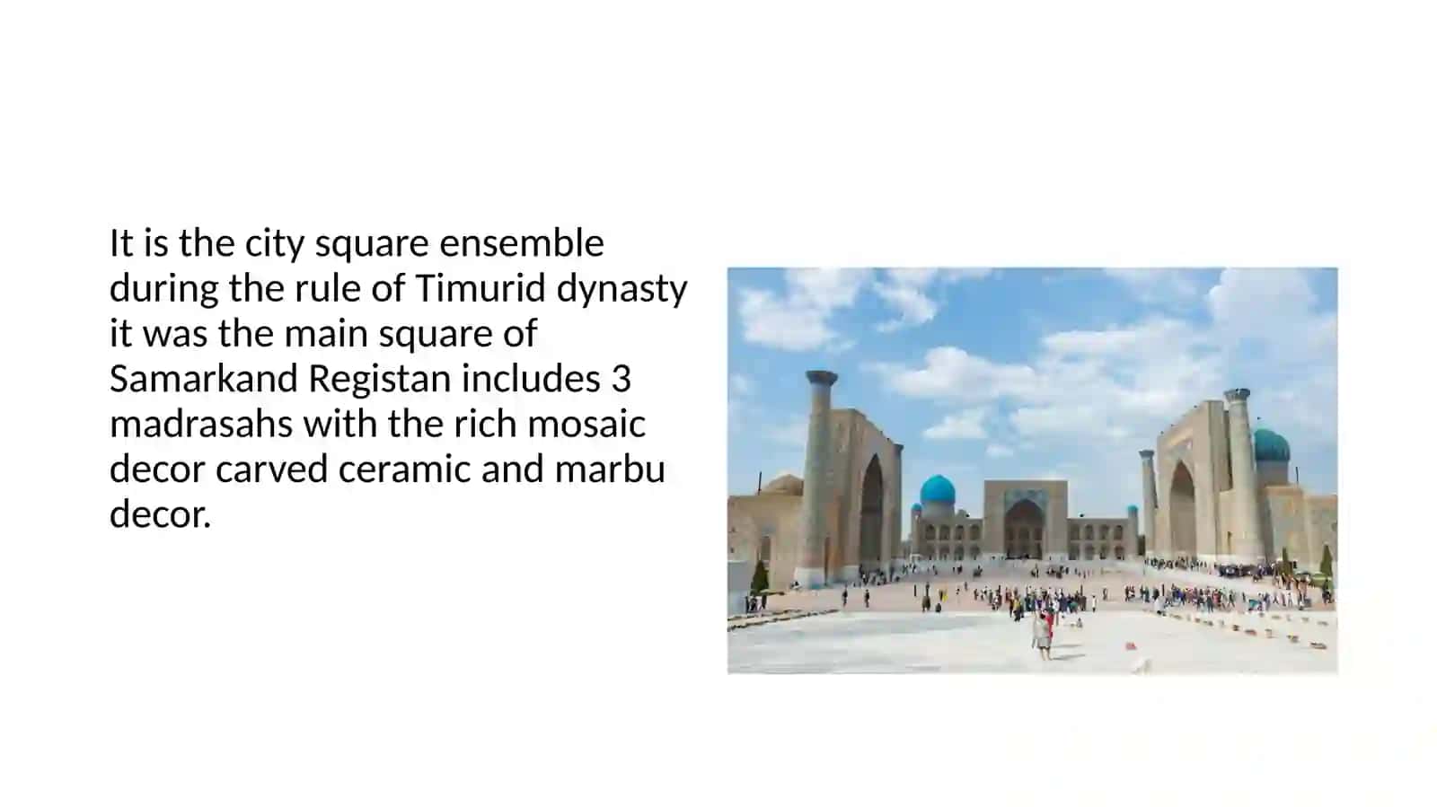 Uzbekistan historyin registan 4