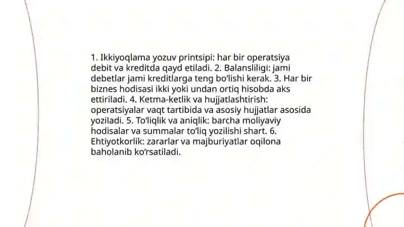 Schyot tizimi va ikkiyoqlama yozuv 4