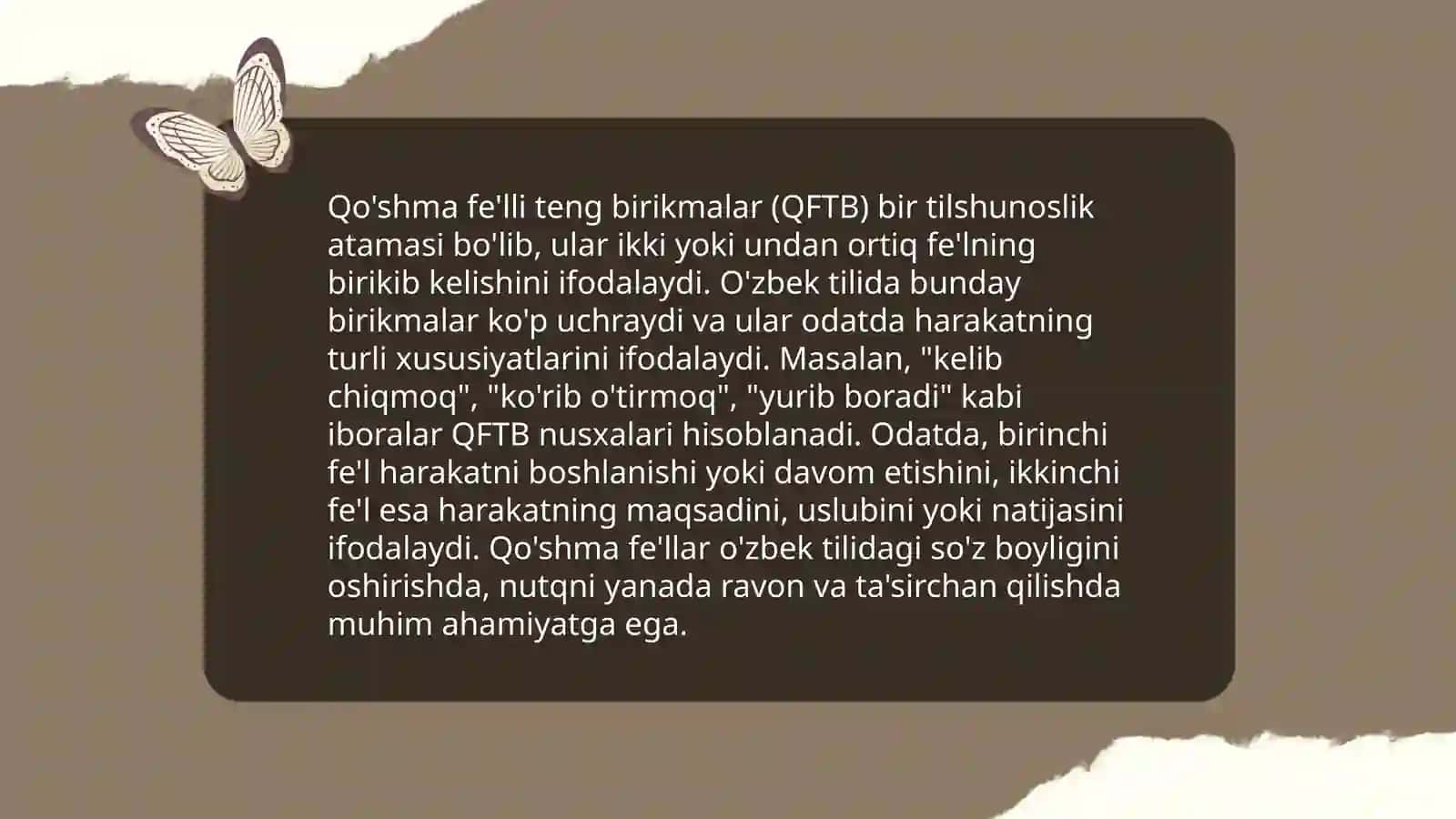 Sintaksis.Teng birikma.Tobe birikma 4