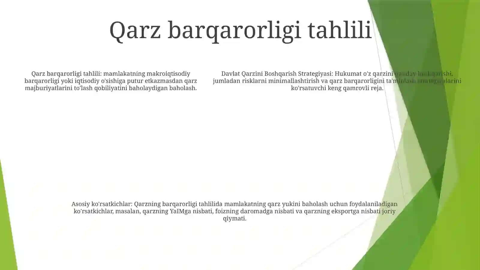 Davlat Qarzini Boshqarish Strategiyasi 4