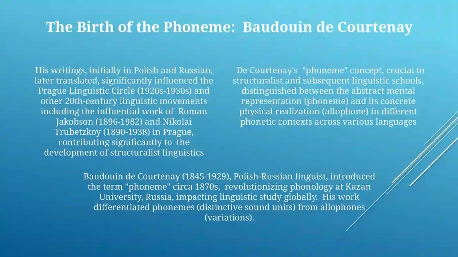 Baudouin de Courtenay's Contribution 4