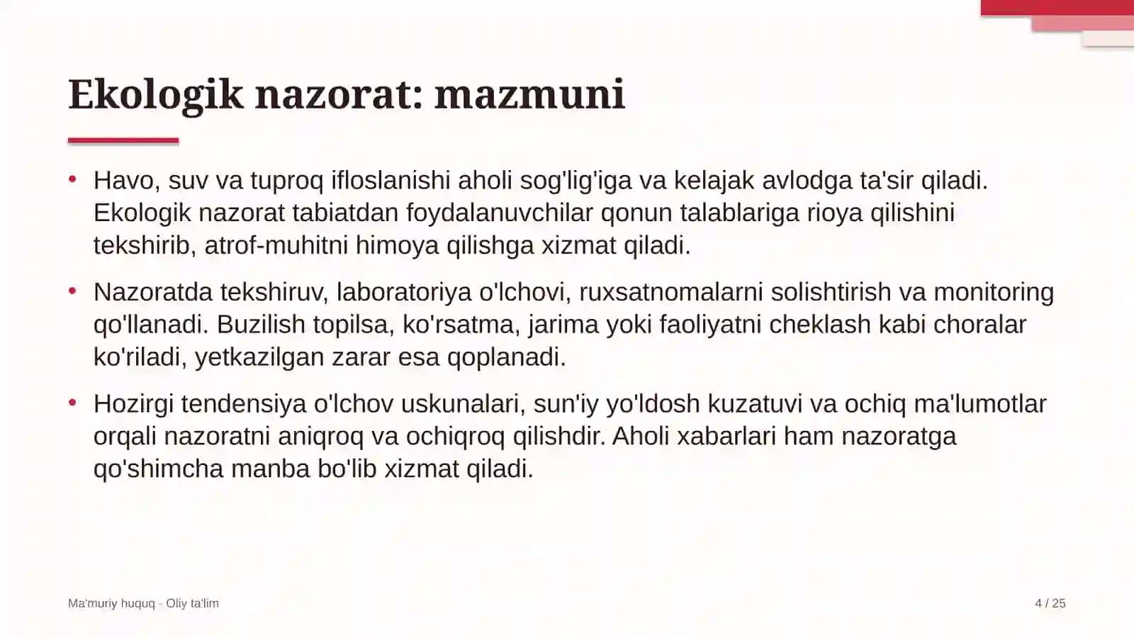Distribyutorlik kompaniyalarida ekologik nazorat 4