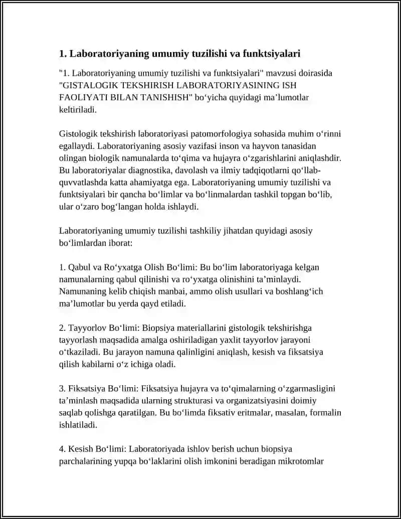 GISTALOGIK TEKSHIRISH LABORATORIYASI 4